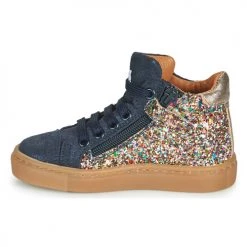 Chaussures Fille Baskets montantes GBB JAYNE Bleu -Baskets mode Soldes 22154616 500 D