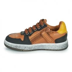 Chaussures Garçon Baskets basses GBB KERTI Marron -Baskets mode Soldes 22154775 500 D