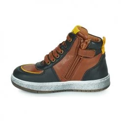 Chaussures Garçon Baskets montantes GBB PIAVA Marron -Baskets mode Soldes 22154787 500 D