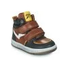 Chaussures Garçon Baskets montantes GBB ODAFI Marron