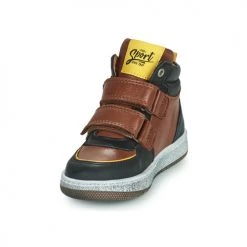 Chaussures Garçon Baskets montantes GBB ODAFI Marron -Baskets mode Soldes 22154793 500 C