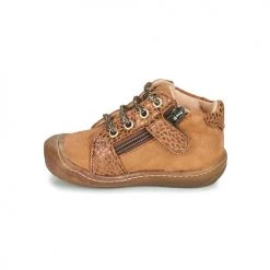 Chaussures Fille Baskets montantes GBB EDITHE Marron -Baskets mode Soldes 22154830 500 D