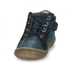 Chaussures Fille Baskets montantes GBB EDITHE Bleu -Baskets mode Soldes 22154832 500 C