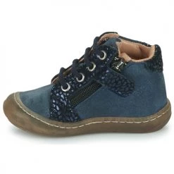 Chaussures Fille Baskets montantes GBB EDITHE Bleu -Baskets mode Soldes 22154832 500 D
