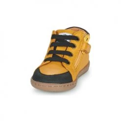 Chaussures Garçon Baskets montantes GBB ABOBA Jaune -Baskets mode Soldes 22154874 500 C