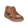 Chaussures Garçon Baskets montantes GBB HEDDY Marron