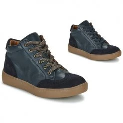Chaussures Garçon Baskets montantes Little Mary DOUCEUR Bleu
