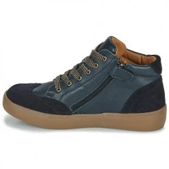 Chaussures Garçon Baskets montantes Little Mary DOUCEUR Bleu -Baskets mode Soldes 22184985 500 D