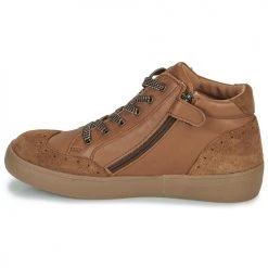 Chaussures Garçon Baskets montantes Little Mary DOUCEUR Marron -Baskets mode Soldes 22184987 500 D