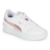 Chaussures Garçon Baskets basses Puma JADA HOLO AC INF Blanc / Rose