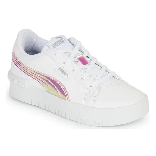 Chaussures Garçon Baskets basses Puma JADA HOLO AC INF Blanc / Rose 1 Chaussures Garçon Baskets basses Puma JADA HOLO AC INF Blanc / Rose