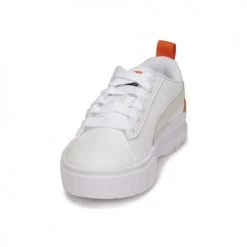 Chaussures Enfant Baskets basses Puma MAYZE LTH PS Blanc / Orange -Baskets mode Soldes 22258511 500 C