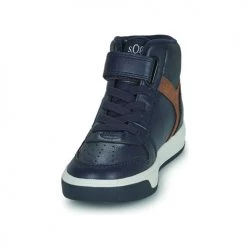 Chaussures Garçon Baskets montantes S.Oliver 45104-39-805 Marine -Baskets mode Soldes 22465826 500 C