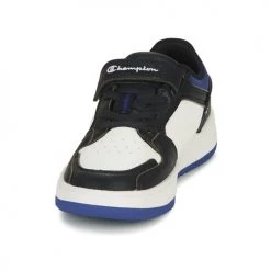 Chaussures Garçon Baskets basses Champion LOW CUT REBOUND 2.0 Blanc / Bleu -Baskets mode Soldes 22484840 500 C