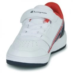 Chaussures Garçon Baskets basses Champion ALTER LOW B PS Blanc / Bleu / Rouge -Baskets mode Soldes 22484844 500 C