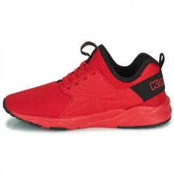 Chaussures Garçon Baskets basses Kappa SAN PUERTO EL KID Rouge -Baskets mode Soldes 22535371 500 D