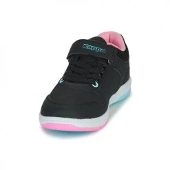 Chaussures Fille Baskets basses Kappa KARY EV KID Noir / Rose -Baskets mode Soldes 22535372 500 C