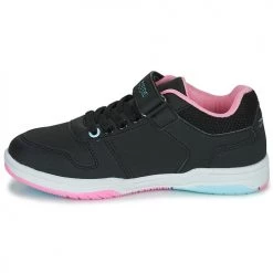Chaussures Fille Baskets basses Kappa KARY EV KID Noir / Rose -Baskets mode Soldes 22535372 500 D