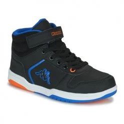 Chaussures Garçon Baskets montantes Kappa KARY MD EV KID Noir / Bleu