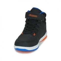Chaussures Garçon Baskets montantes Kappa KARY MD EV KID Noir / Bleu -Baskets mode Soldes 22535373 500 C
