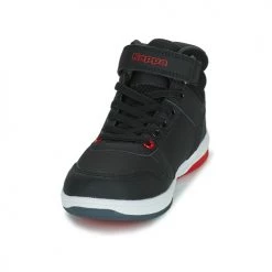 Chaussures Garçon Baskets montantes Kappa KARY MD EV KID Noir / Rouge -Baskets mode Soldes 22535374 500 C