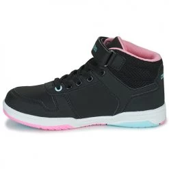 Chaussures Fille Baskets montantes Kappa KARY MD EV KID Noir / Rose -Baskets mode Soldes 22535375 500 D