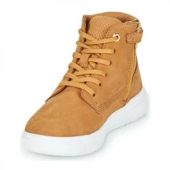 Chaussures Enfant Baskets montantes Timberland SENECA BAY 6IN SIDE ZIP Blé -Baskets mode Soldes 22551186 500 C