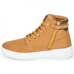 Chaussures Enfant Baskets montantes Timberland SENECA BAY 6IN SIDE ZIP Blé -Baskets mode Soldes 22551186 500 D
