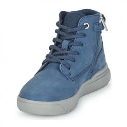 Chaussures Enfant Baskets montantes Timberland SENECA BAY 6IN SIDE ZIP Bleu -Baskets mode Soldes 22551188 500 C