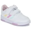 Chaussures Fille Baskets basses adidas Performance TENSAUR SPORT 2.0 C Blanc / Rose