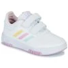 Chaussures Fille Baskets basses adidas Performance TENSAUR SPORT 2.0 C Blanc / Rose