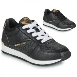 Chaussures Fille Baskets basses MICHAEL Michael Kors ALLIE JOGGER Noir