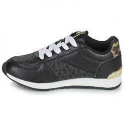Chaussures Fille Baskets basses MICHAEL Michael Kors ALLIE JOGGER Noir -Baskets mode Soldes 22576418 500 D