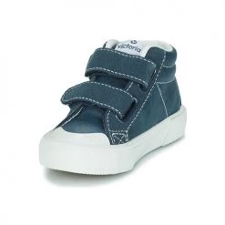 Chaussures Enfant Baskets montantes Victoria TRIBU TIRAS EFECTO PIEL Marine -Baskets mode Soldes 22579932 500 C