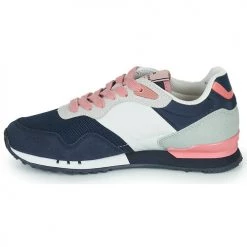Chaussures Fille Baskets basses Pepe jeans LONDON ONE ON G Marine / Rose -Baskets mode Soldes 22587876 500 D