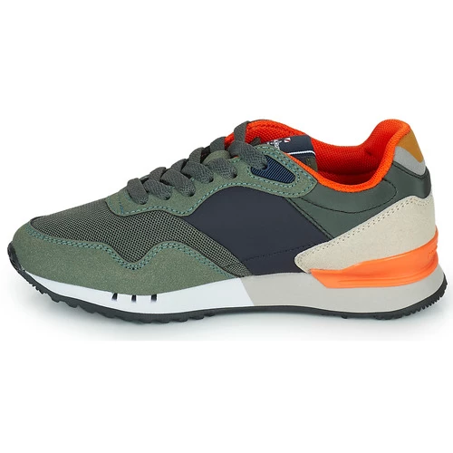 Chaussures Garçon Baskets basses Pepe jeans LONDON ONE BASIC B Kaki / Marine 4 Chaussures Garçon Baskets basses Pepe jeans LONDON ONE BASIC B Kaki / Marine – Image 4