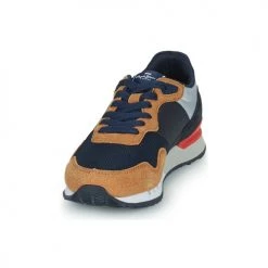 Chaussures Garçon Baskets basses Pepe jeans LONDON ONE BASIC B Marine / Marron -Baskets mode Soldes 22587881 500 C