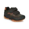 Chaussures Garçon Baskets basses Geox J NEW SAVAGE BOY Marron / Orange