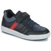 Chaussures Garçon Baskets basses Geox J ARZACH BOY Marine / Rouge