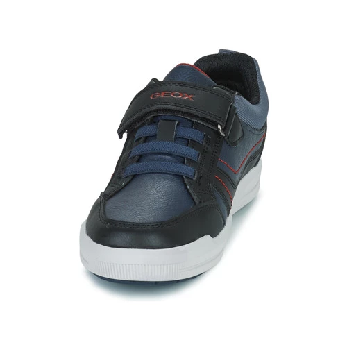 Chaussures Garçon Baskets basses Geox J ARZACH BOY Marine / Rouge 3 Chaussures Garçon Baskets basses Geox J ARZACH BOY Marine / Rouge – Image 3