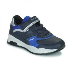 Chaussures Garçon Baskets basses Geox J PAVEL Bleu