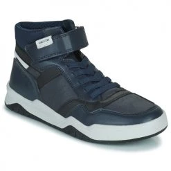 Chaussures Garçon Baskets montantes Geox J PERTH BOY Marine