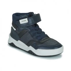 Chaussures Garçon Baskets montantes Geox J PERTH BOY Marine