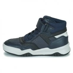 Chaussures Garçon Baskets montantes Geox J PERTH BOY Marine -Baskets mode Soldes 22608073 500 D