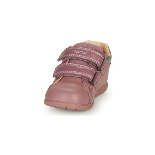 Chaussures Fille Baskets basses Geox B ELTHAN GIRL Rose / Argenté 3 Chaussures Fille Baskets basses Geox B ELTHAN GIRL Rose / Argenté – Image 3