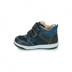 Chaussures Garçon Baskets montantes Geox B NEW FLICK BOY A Marine -Baskets mode Soldes 22608096 500 D