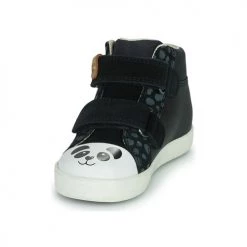 Chaussures Fille Baskets montantes Geox B KILWI GIRL C Noir -Baskets mode Soldes 22608098 500 C