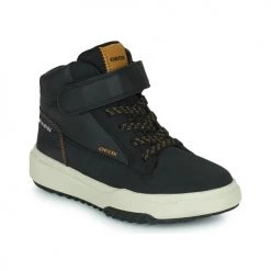 Chaussures Garçon Baskets montantes Geox J BUNSHEE BOY B ABX Noir