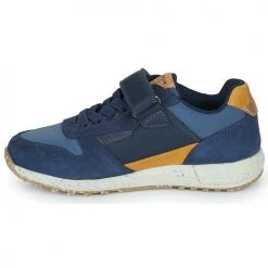 Chaussures Garçon Baskets basses Geox J ALBEN BOY C Marine -Baskets mode Soldes 22608104 500 D