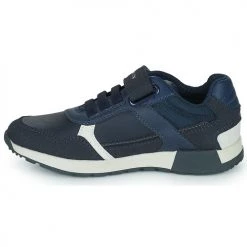 Chaussures Garçon Baskets basses Geox J ALFIER BOY A Marine -Baskets mode Soldes 22608106 500 D